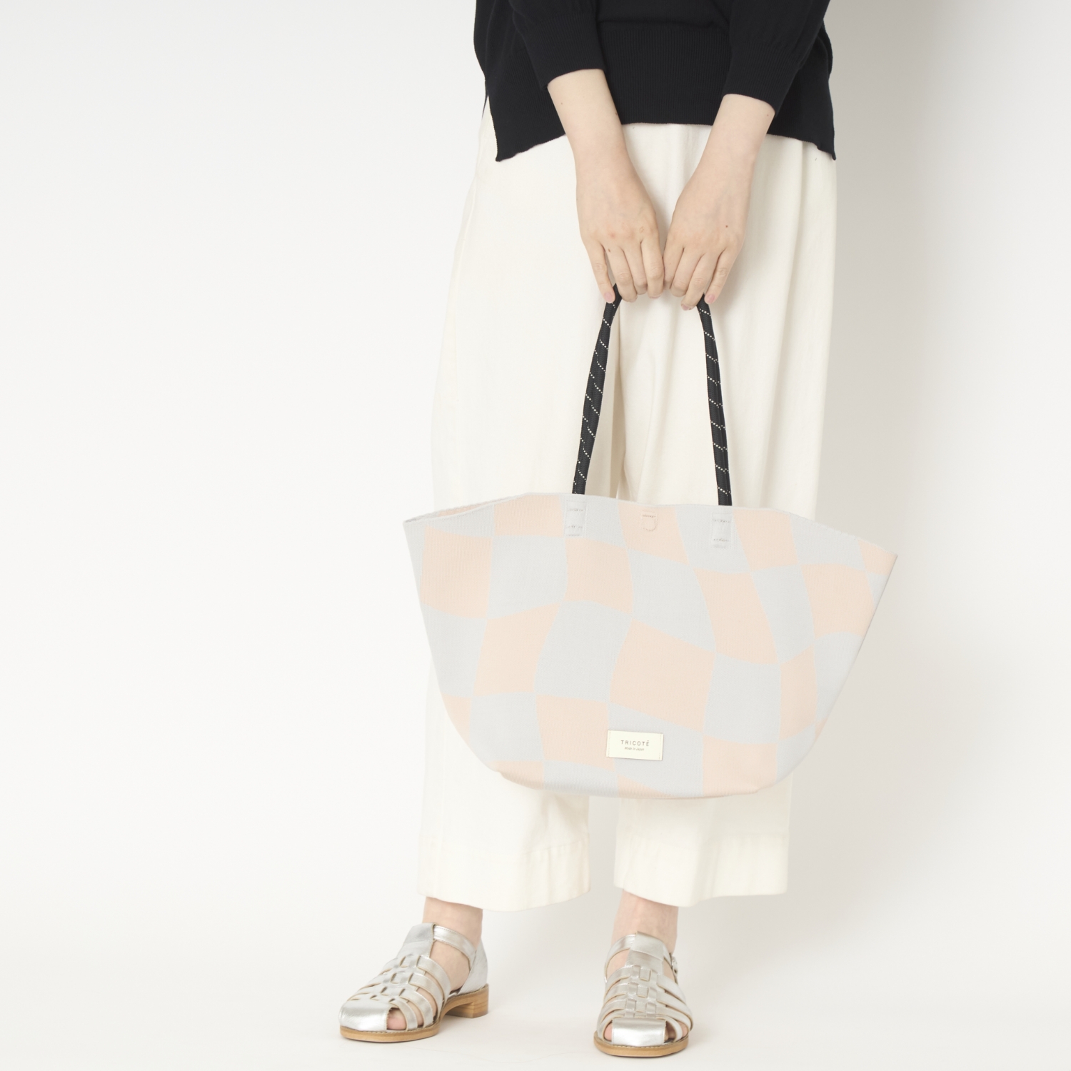 TRICOTE/FLOW BLOCK CHECK BAG