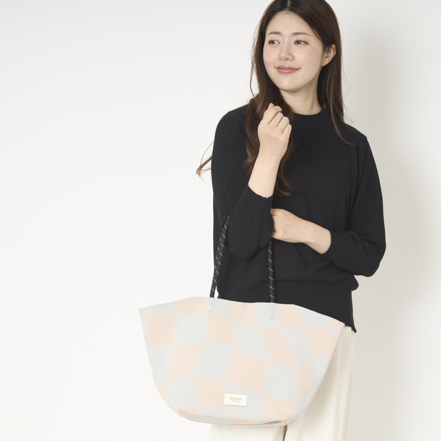 TRICOTE/FLOW BLOCK CHECK BAG