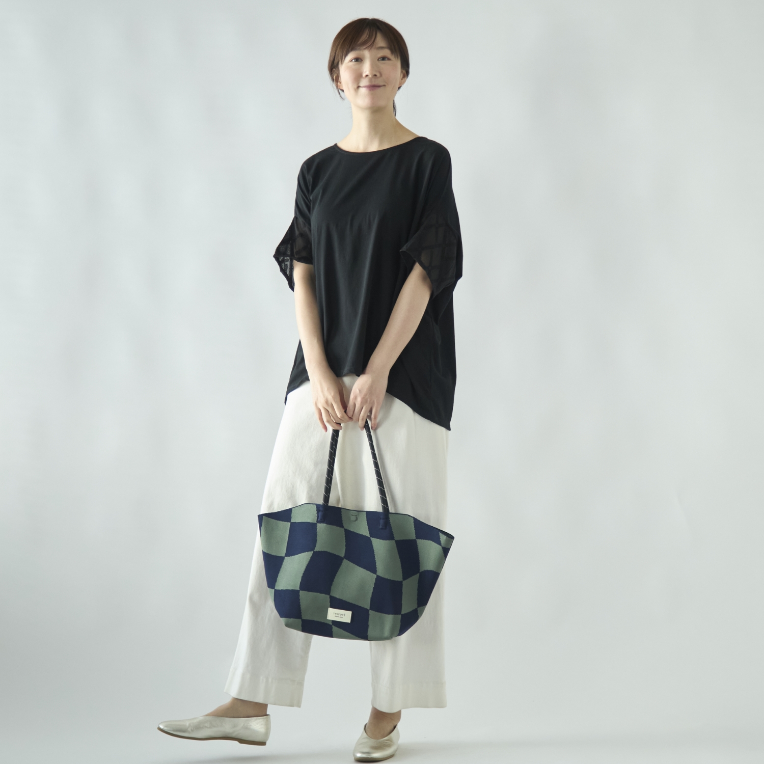 TRICOTE/FLOW BLOCK CHECK BAG