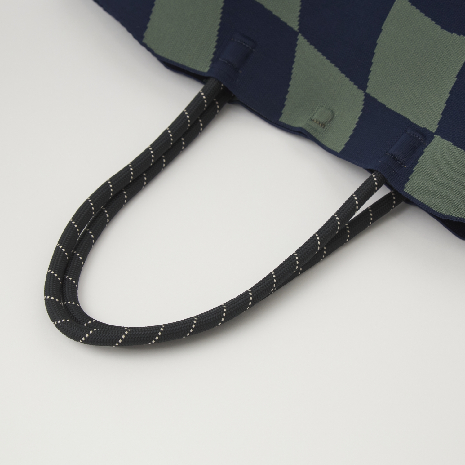 TRICOTE/FLOW BLOCK CHECK BAG