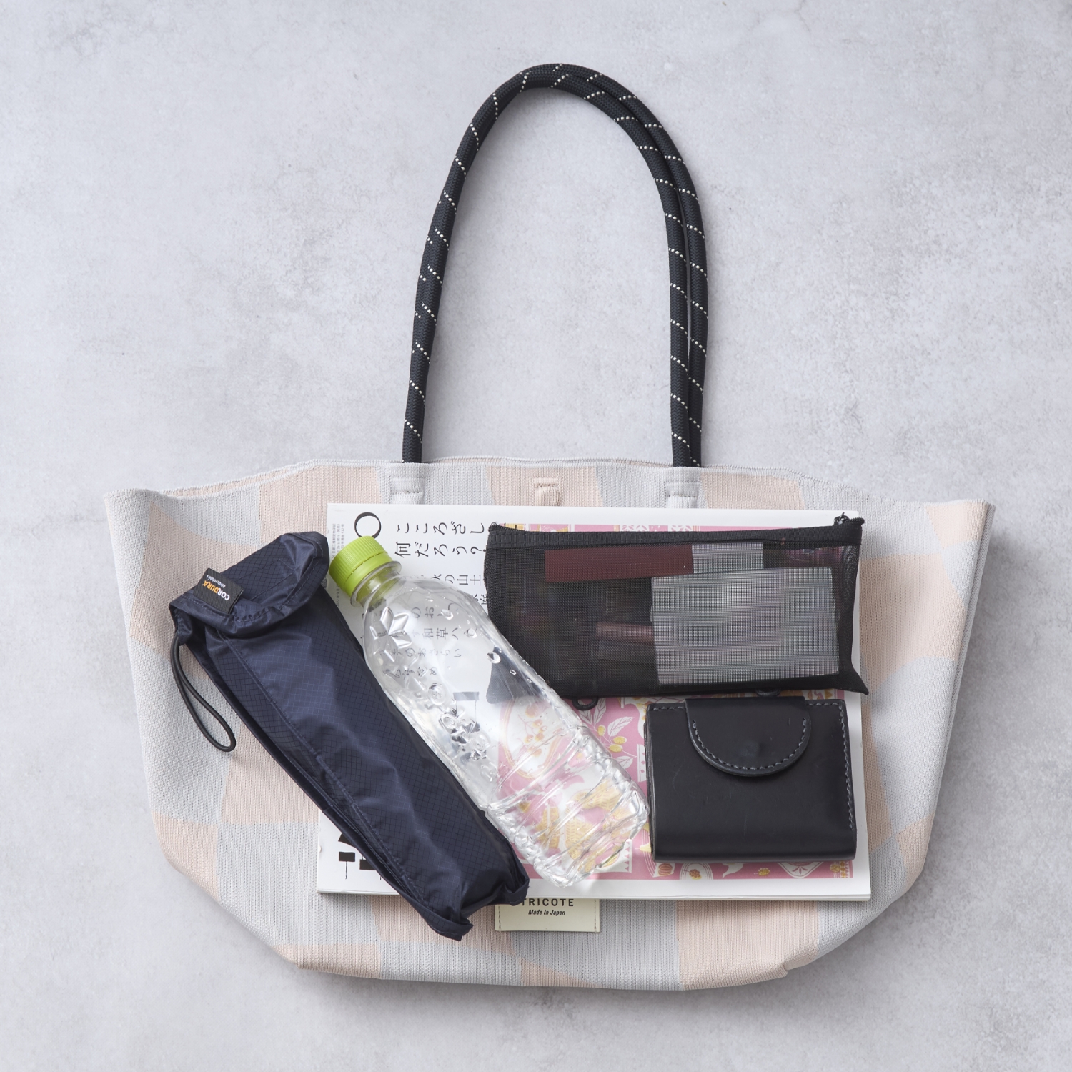 TRICOTE/FLOW BLOCK CHECK BAG