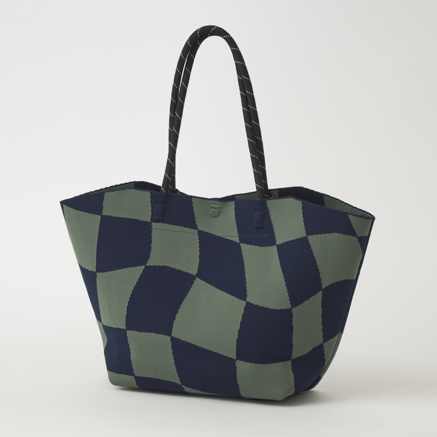 TRICOTE/FLOW BLOCK CHECK BAG