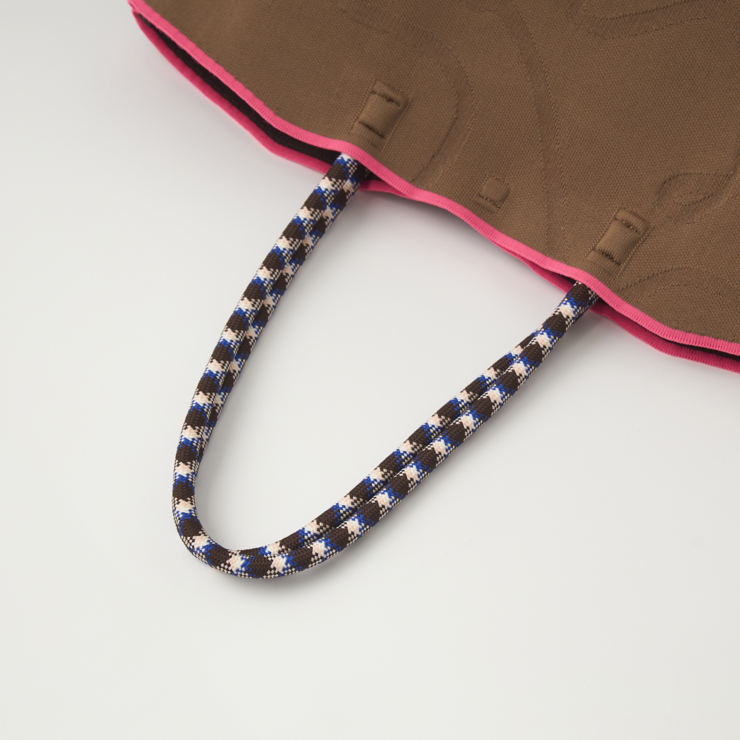 TRICOTE/BUMPY LINK TOTE BAG