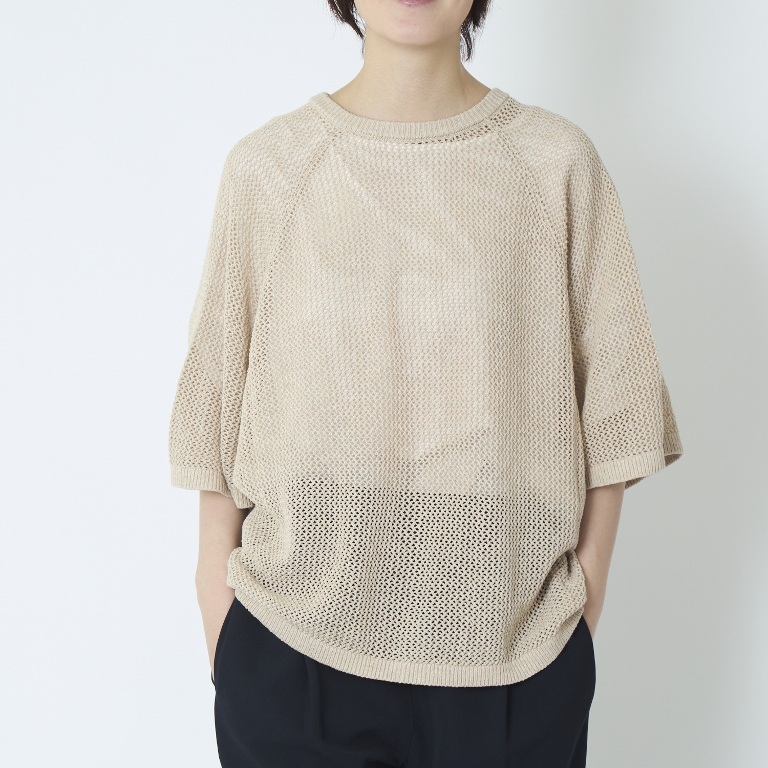TANG./2WAYメッシュカーディガン