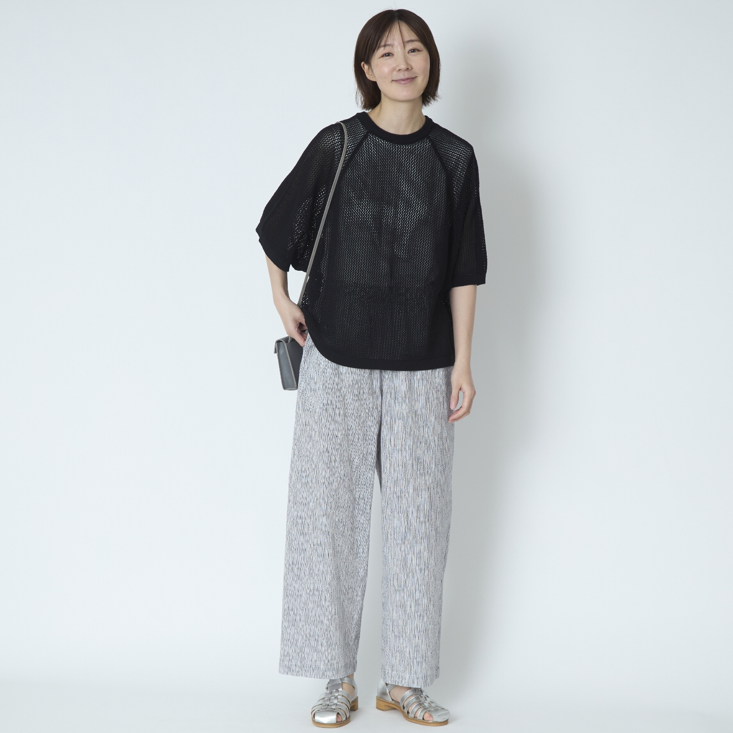 TANG./2WAYメッシュカーディガン
