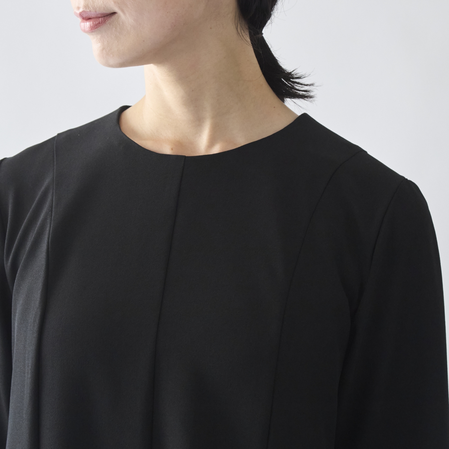 STELLA CIFFON/ウォッシャブルポリエステルのワンピース 低身長さん向け