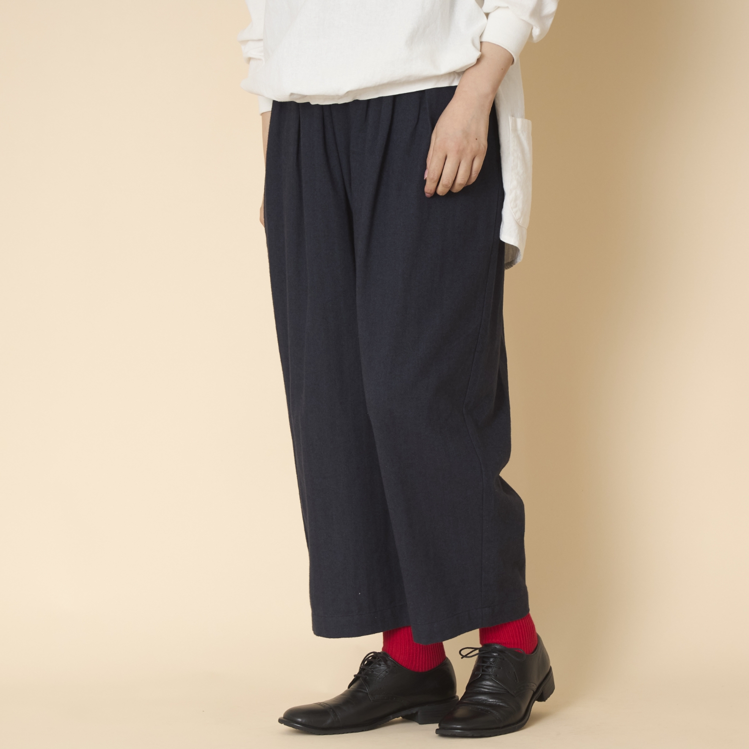 TUTIE./丈の選べるコットンへリンボンパンツ