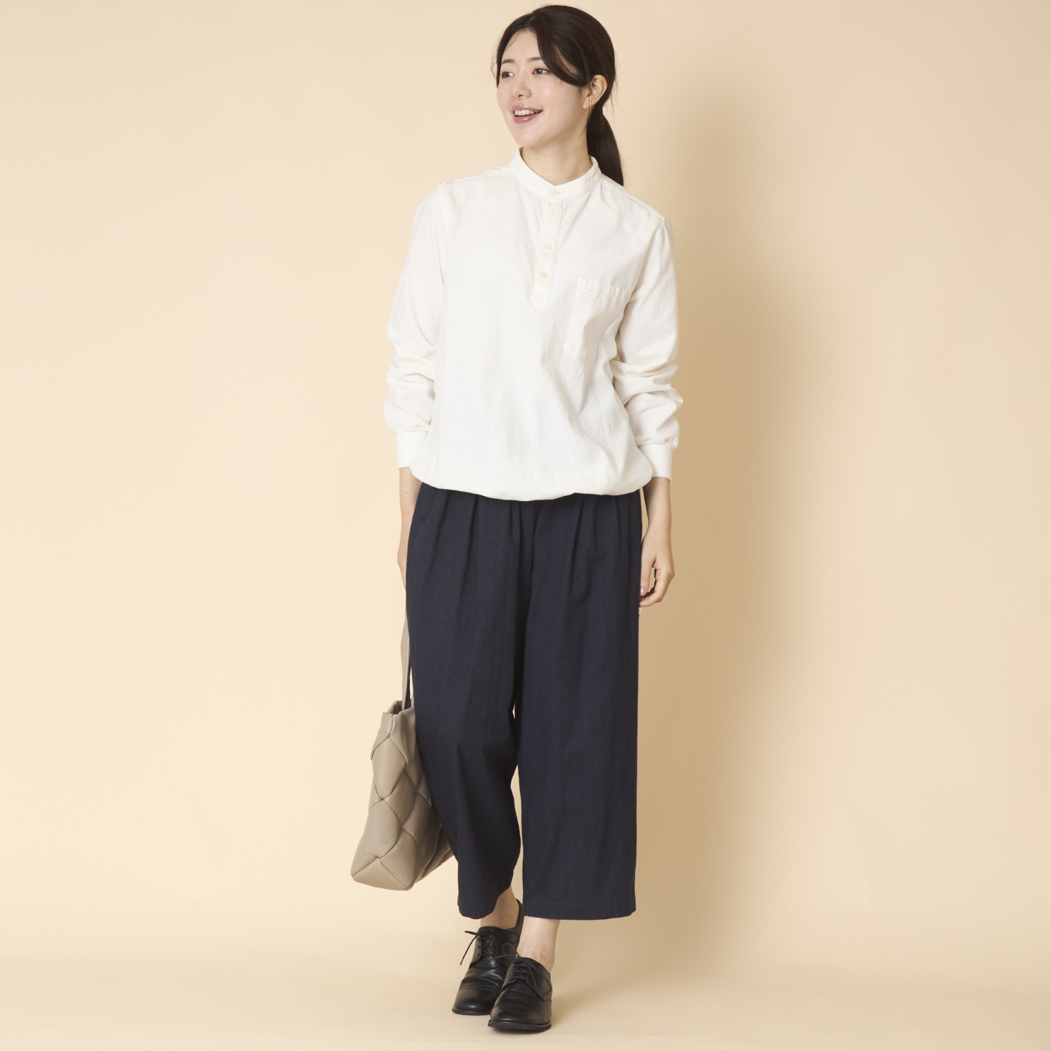 TUTIE./丈の選べるコットンへリンボンパンツ