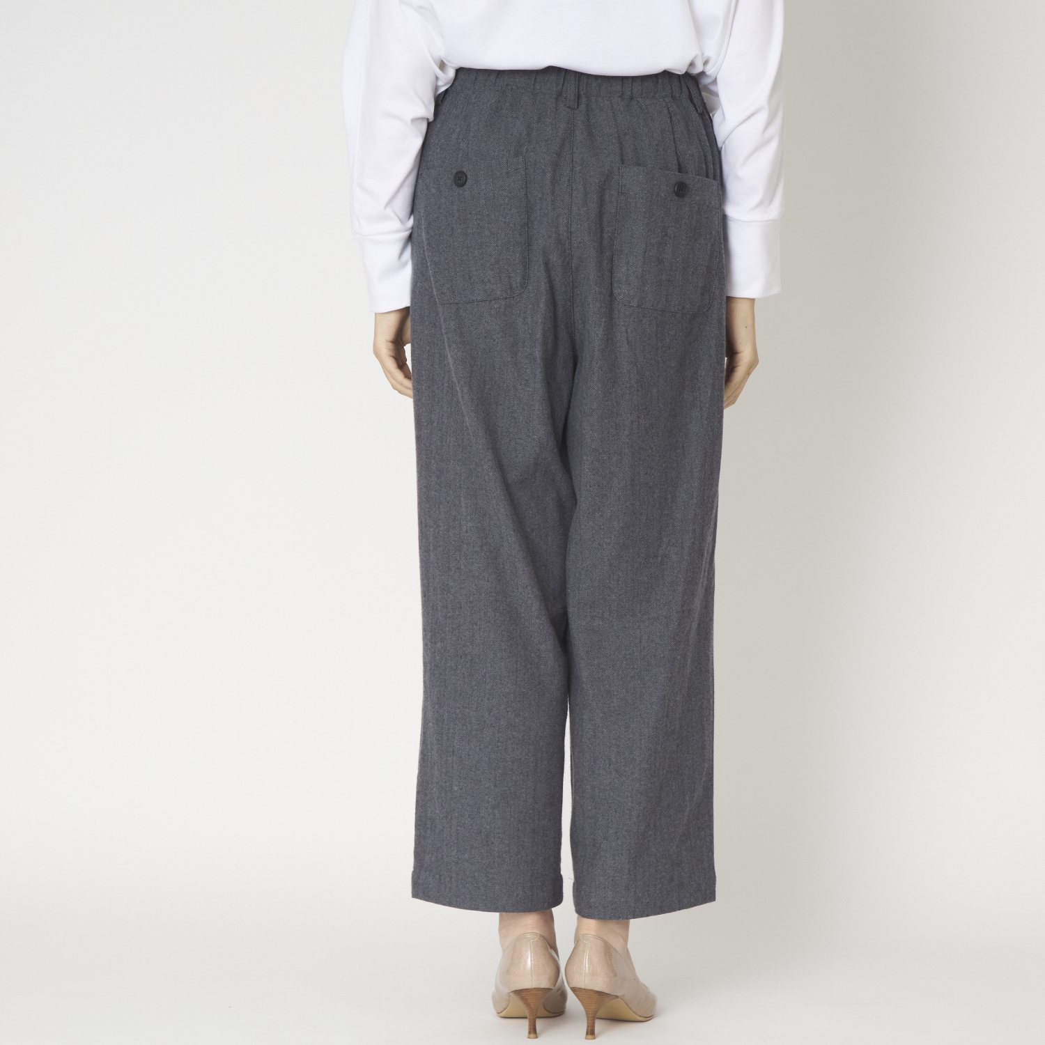 TUTIE./丈の選べるコットンへリンボンパンツ