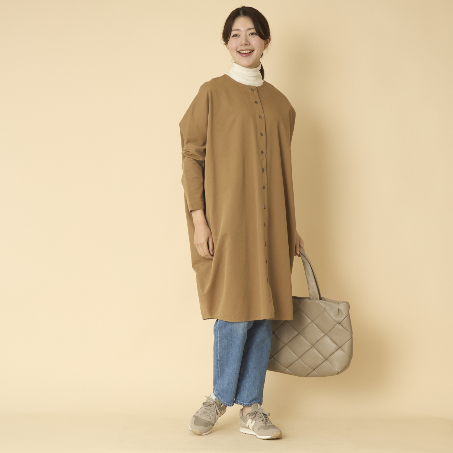 TUTIE./ピーチ起毛コットンセルロースチュニック