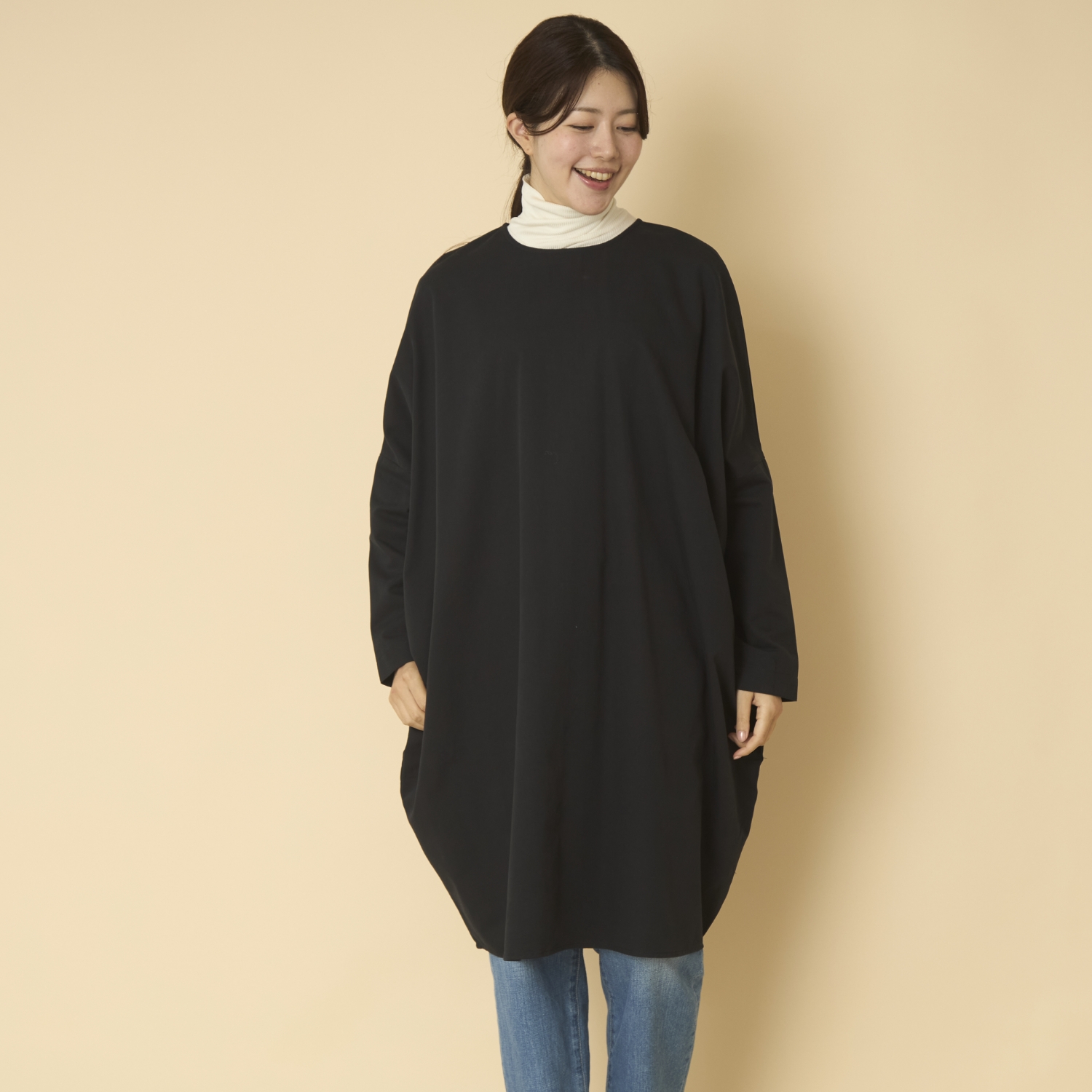 TUTIE./ピーチ起毛コットンセルロースチュニック