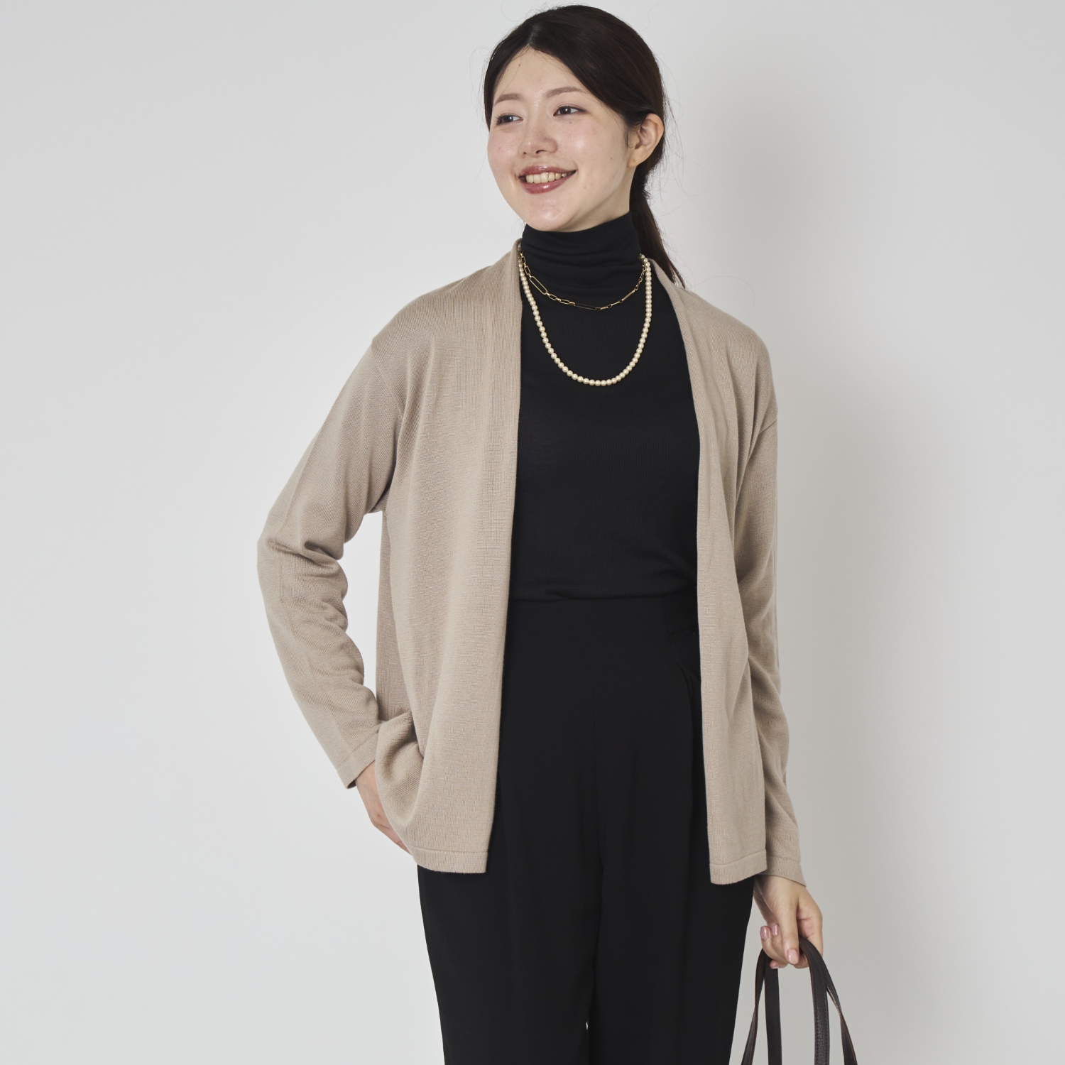 Kilka/オールシーズン羽織れるドレープカーディガン