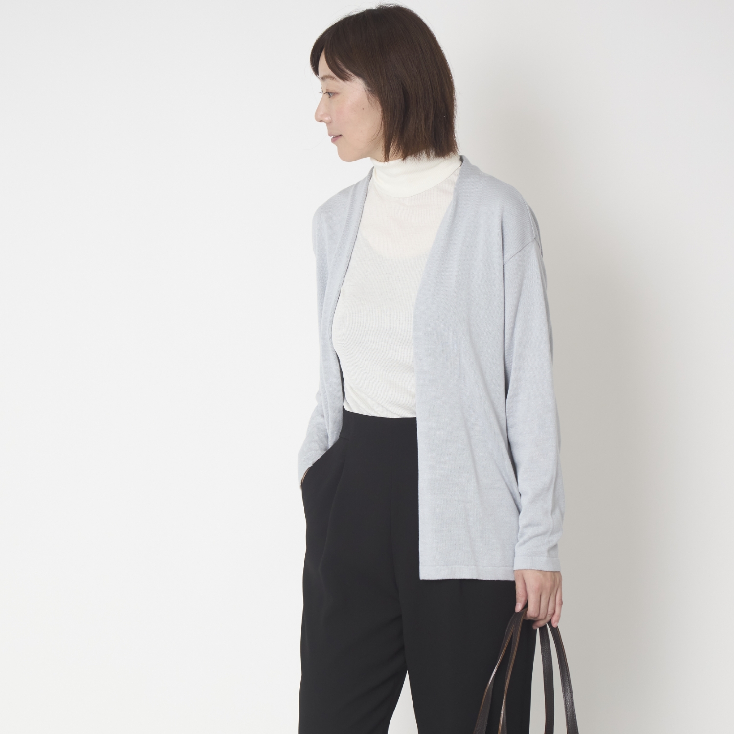 Kilka/オールシーズン羽織れるドレープカーディガン