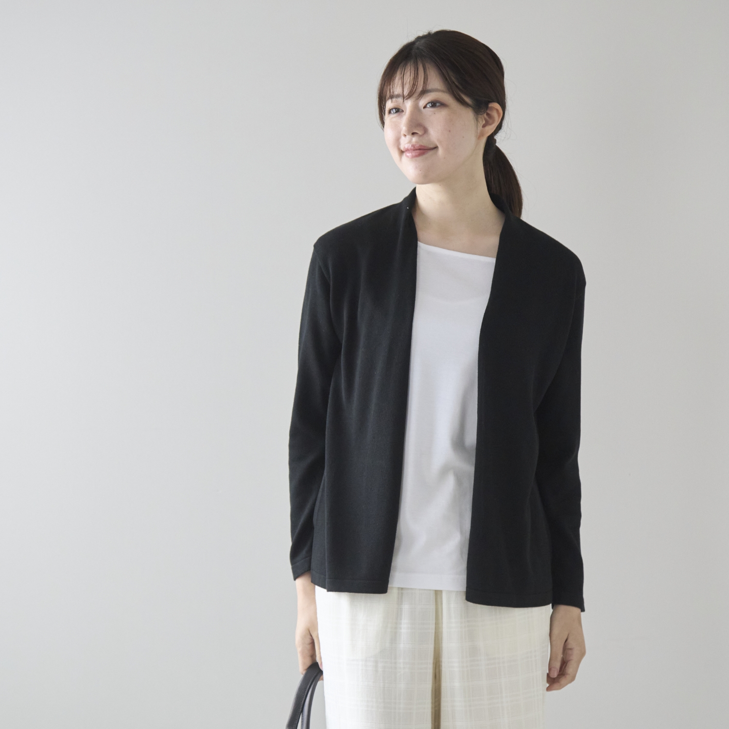 Kilka/オールシーズン羽織れるドレープカーディガン