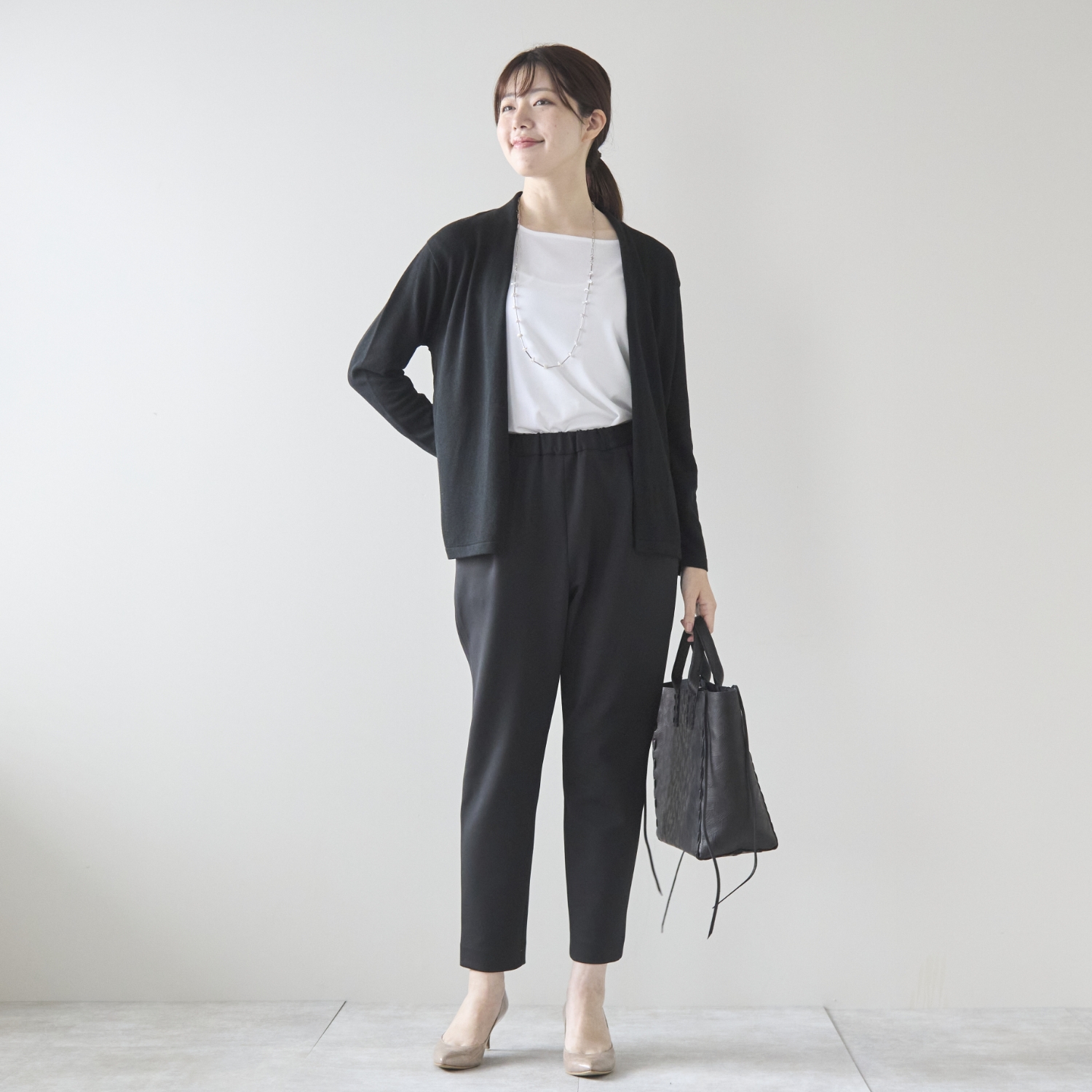 Kilka/オールシーズン羽織れるドレープカーディガン