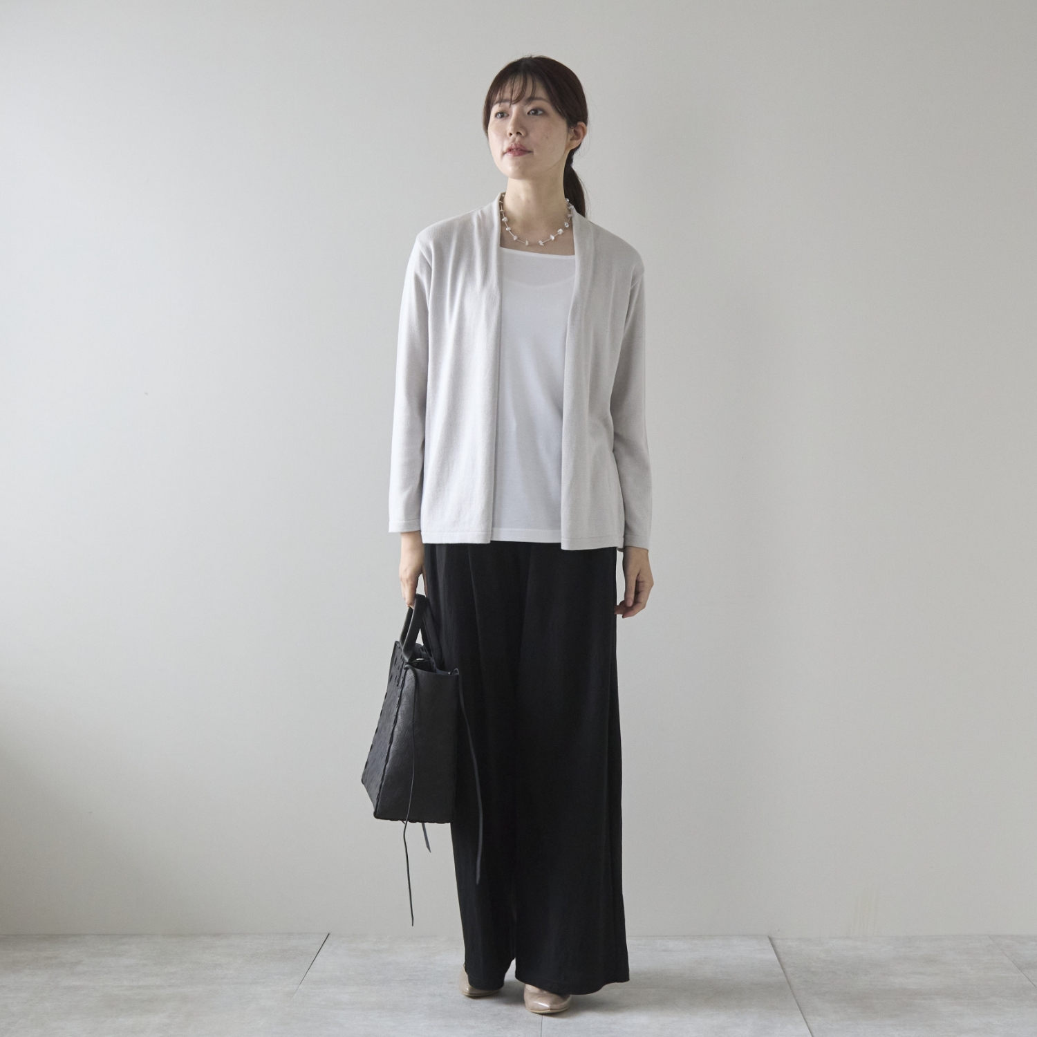 Kilka/オールシーズン羽織れるドレープカーディガン