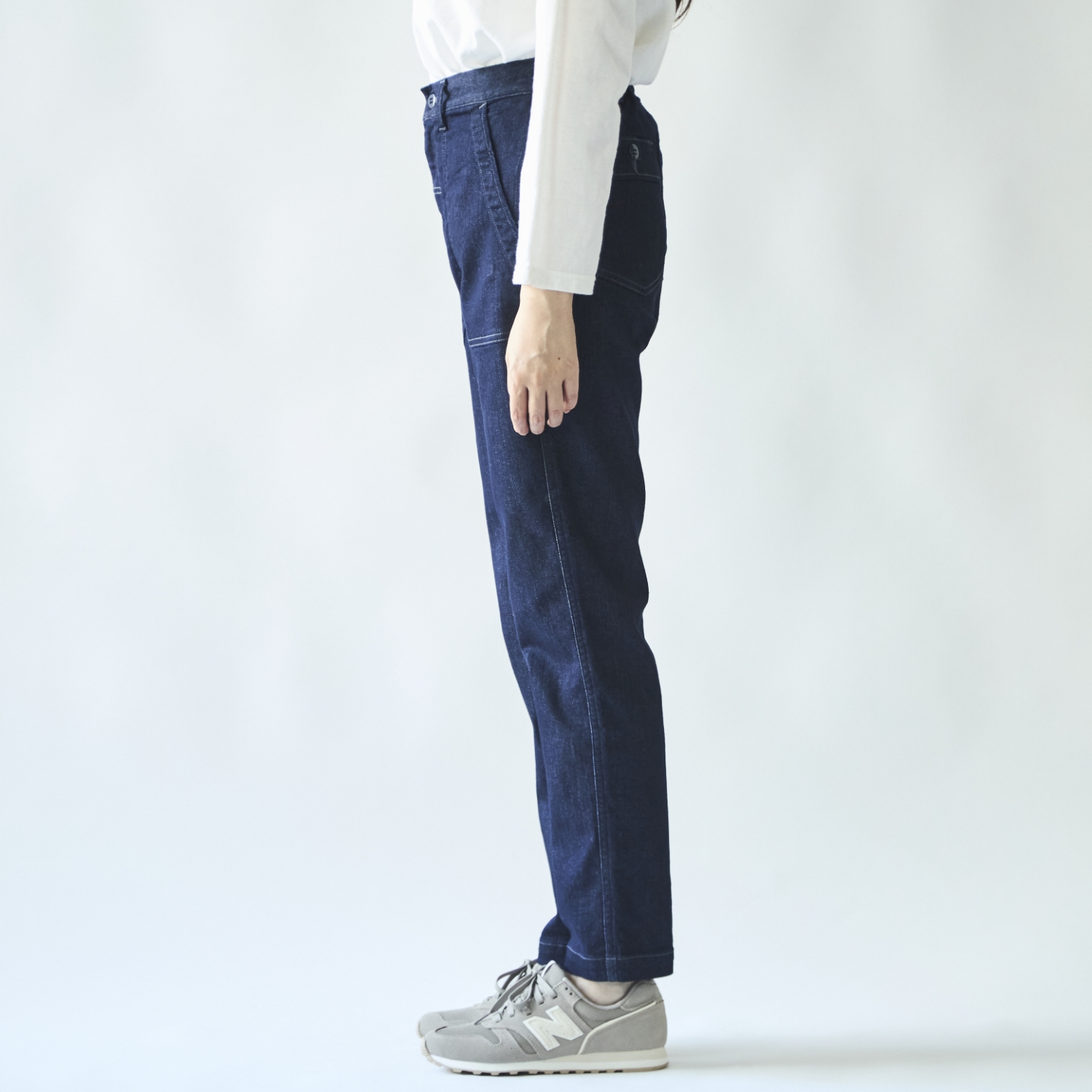 Brocante/D.M.Gハイストレッチデニムレグレットベーカーパンツ