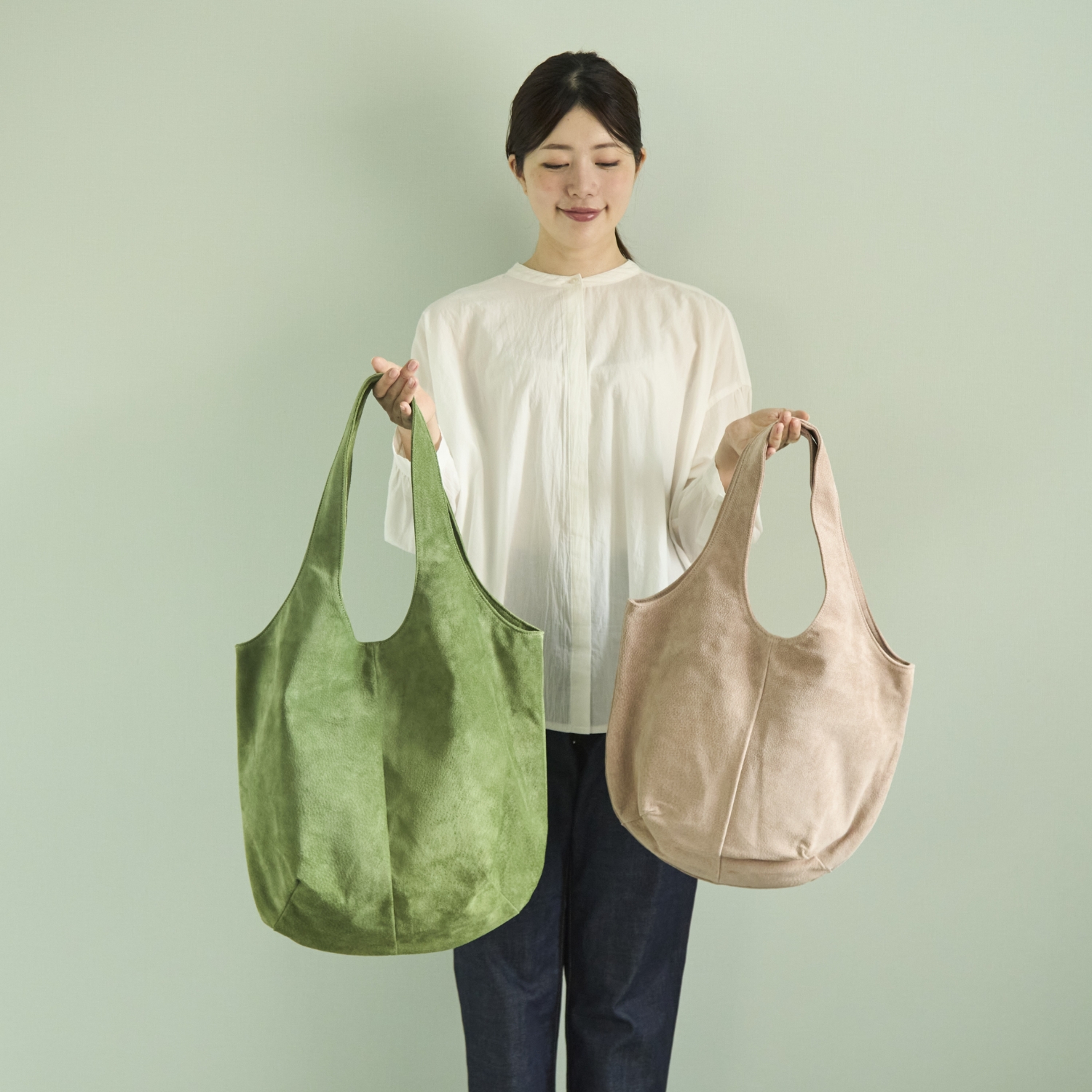 TOKYO LEATHER FACTORY/【受注会限定】洗える革のビッグドロップトートバッグ