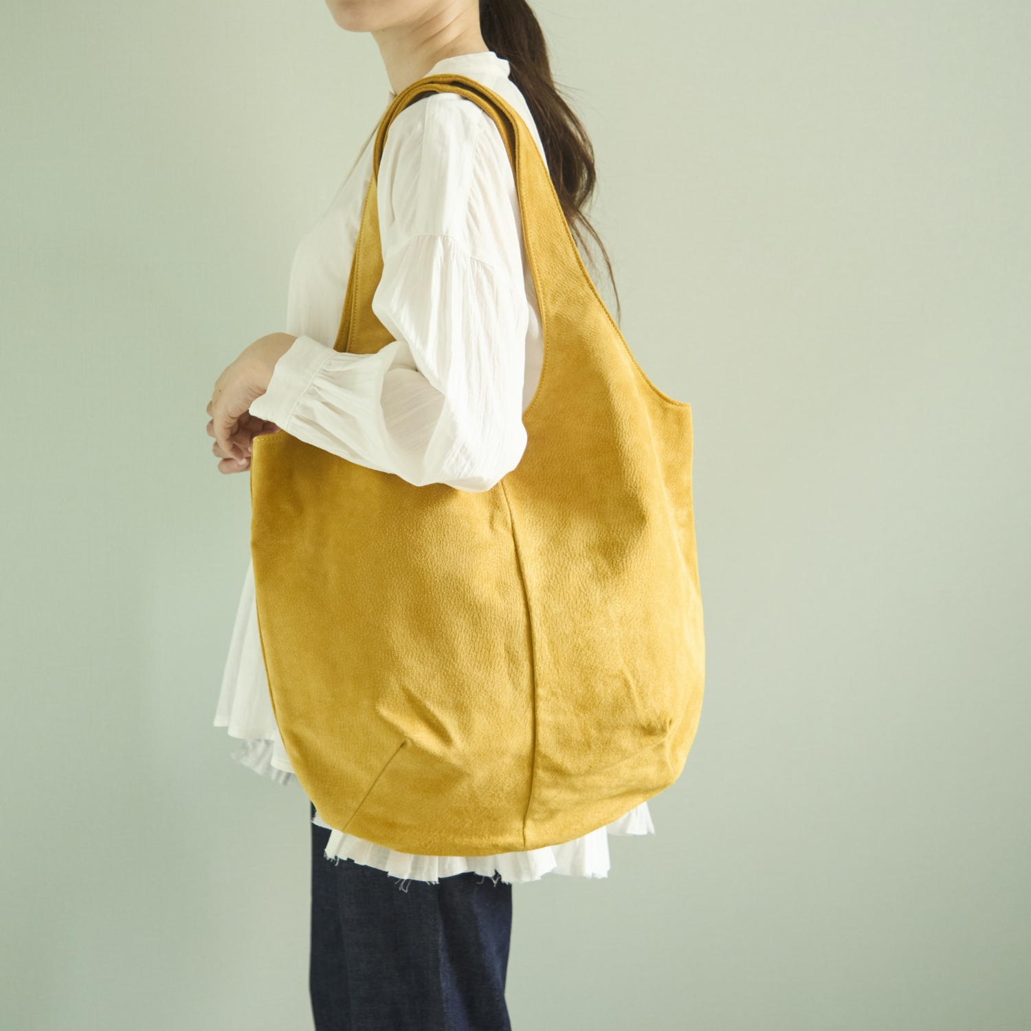 TOKYO LEATHER FACTORY/【受注会限定】洗える革のビッグドロップトートバッグ