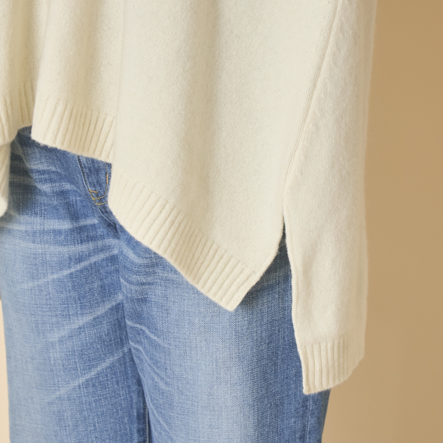 NARU/タスマニアラムAラインカーディガン