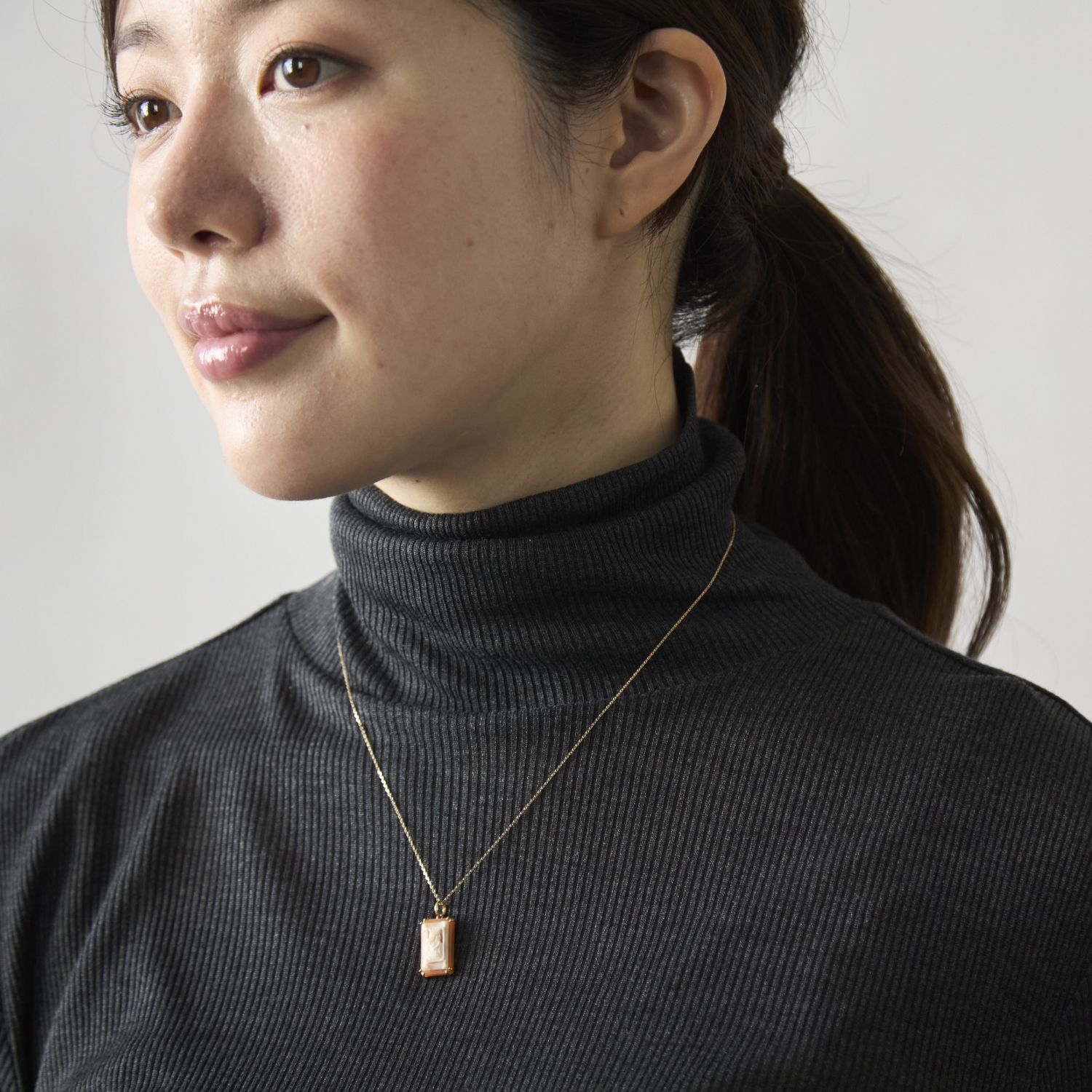 La mascotte cameo collection/ジャック カメオペンダントトップ