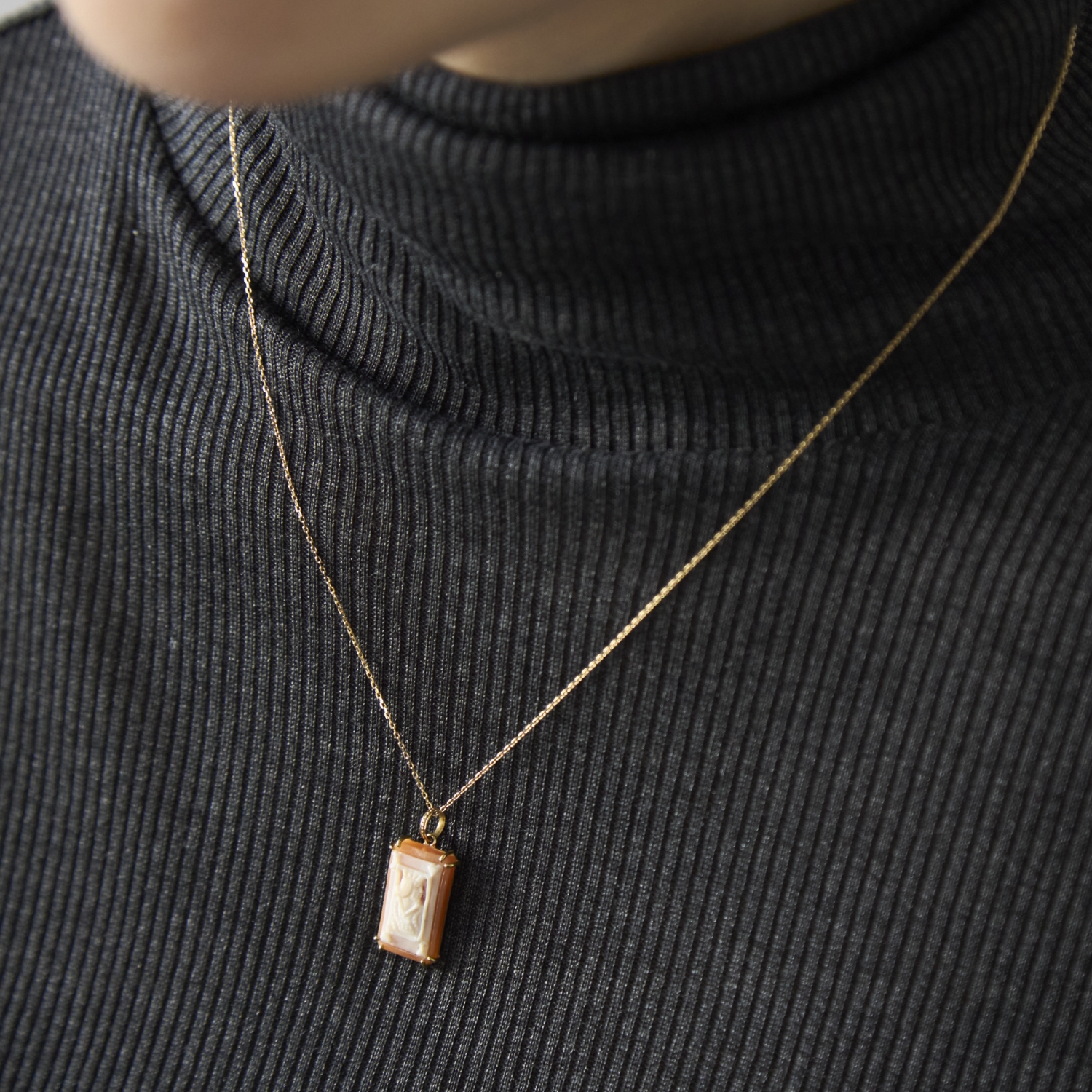 La mascotte cameo collection/ジャック カメオペンダントトップ