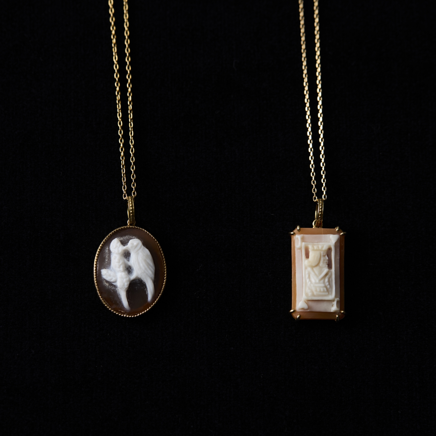 La mascotte cameo collection/ジャック カメオペンダントトップ