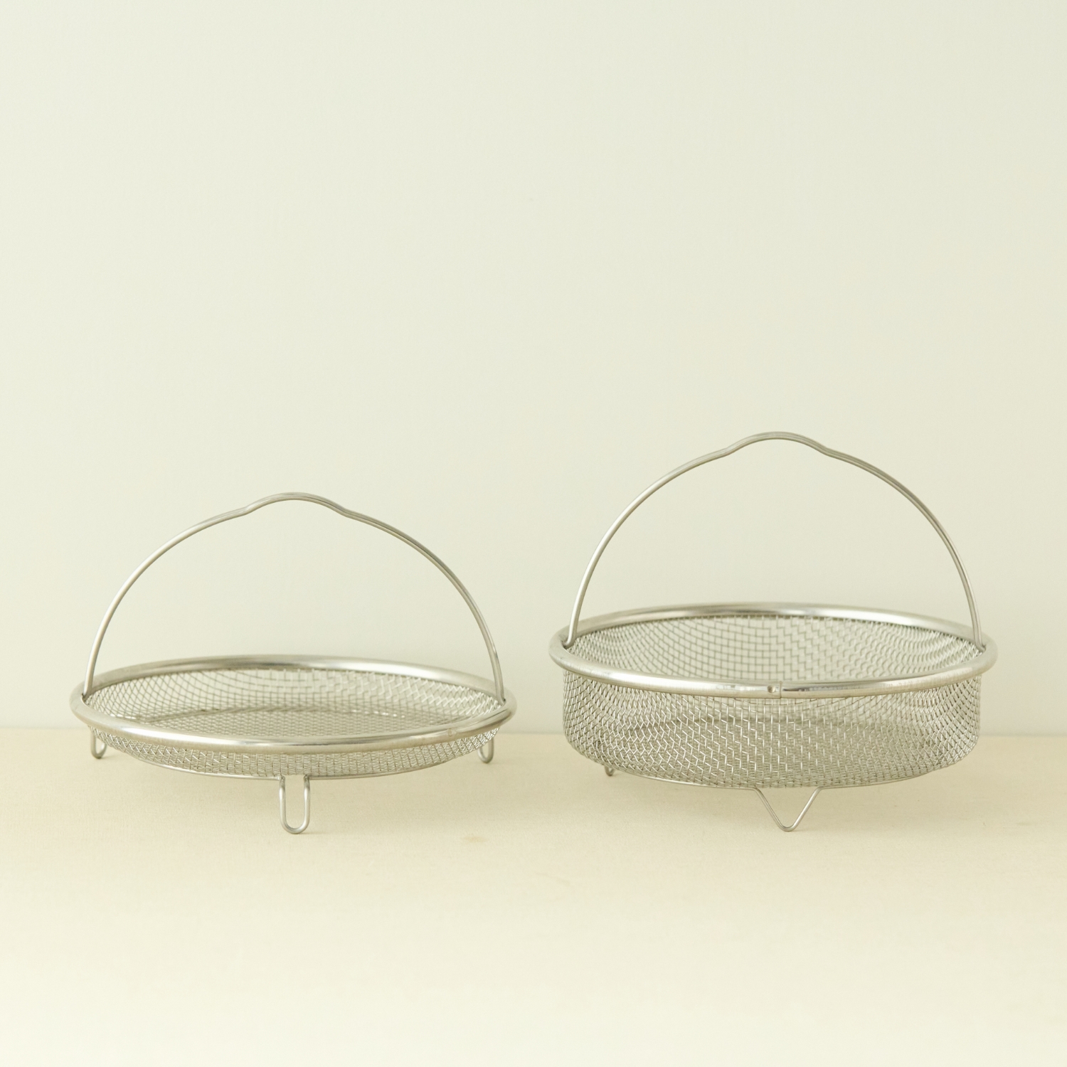 Three Snow 新越ワークス/ザルせいろ 19cm 浅深セット