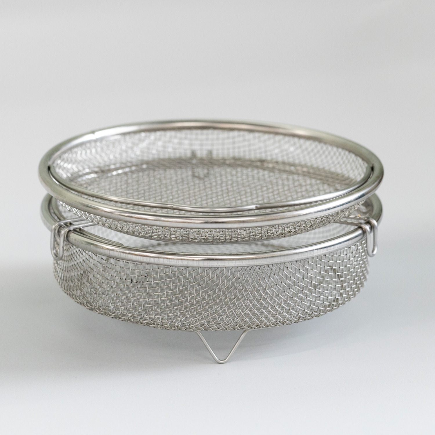 Three Snow 新越ワークス/ザルせいろ 19cm 浅深セット