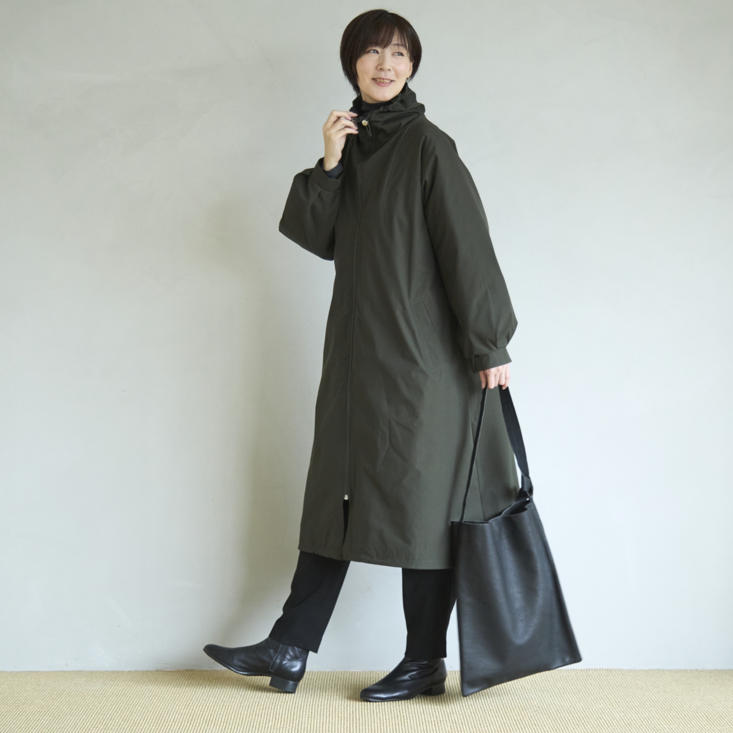 Kilka/アノラックデザインダウンコート
