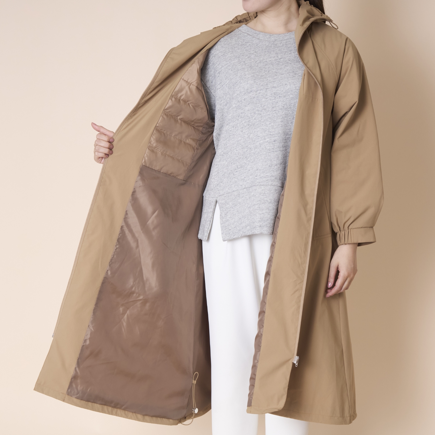 Kilka/アノラックデザインダウンコート