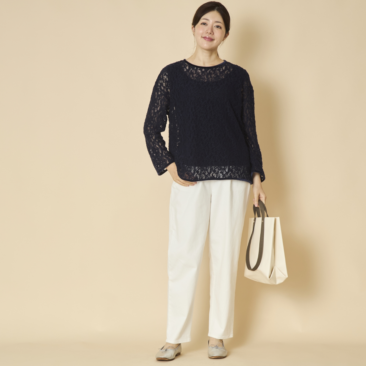 denicher/ウールレースプルオーバー