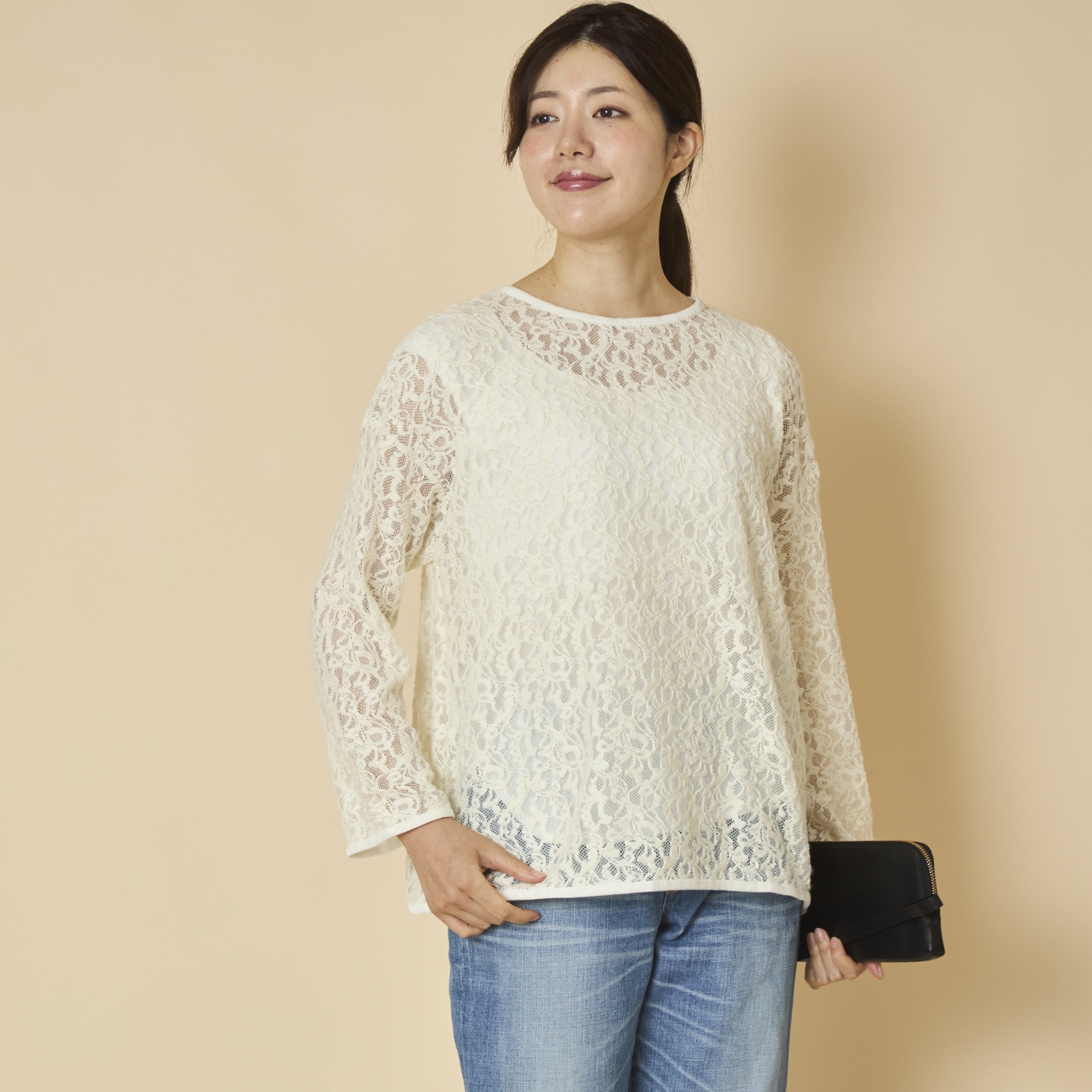 denicher/ウールレースプルオーバー