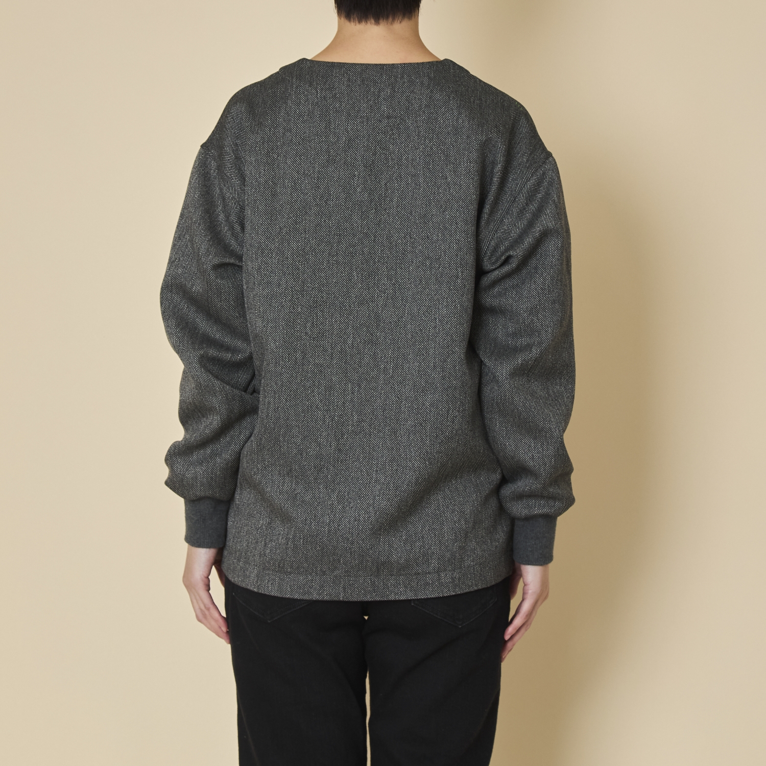 motone/ファブリックカーディガン