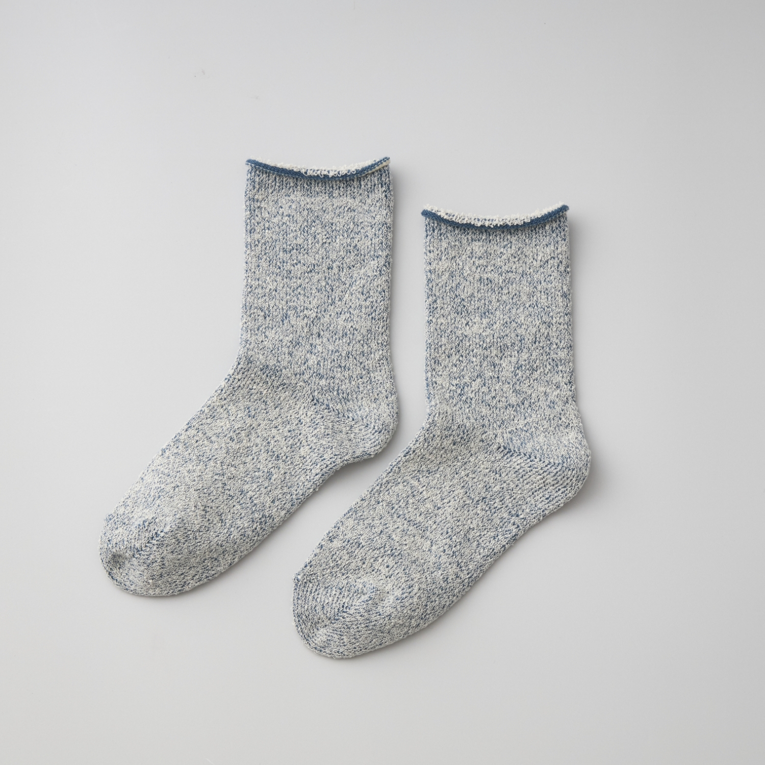 くらしきぬ/シルク&ウール パイル先丸靴下
