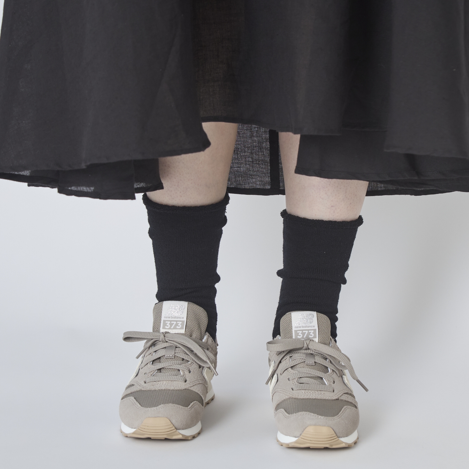 くらしきぬ/シルク&ウール パイル5本指靴下