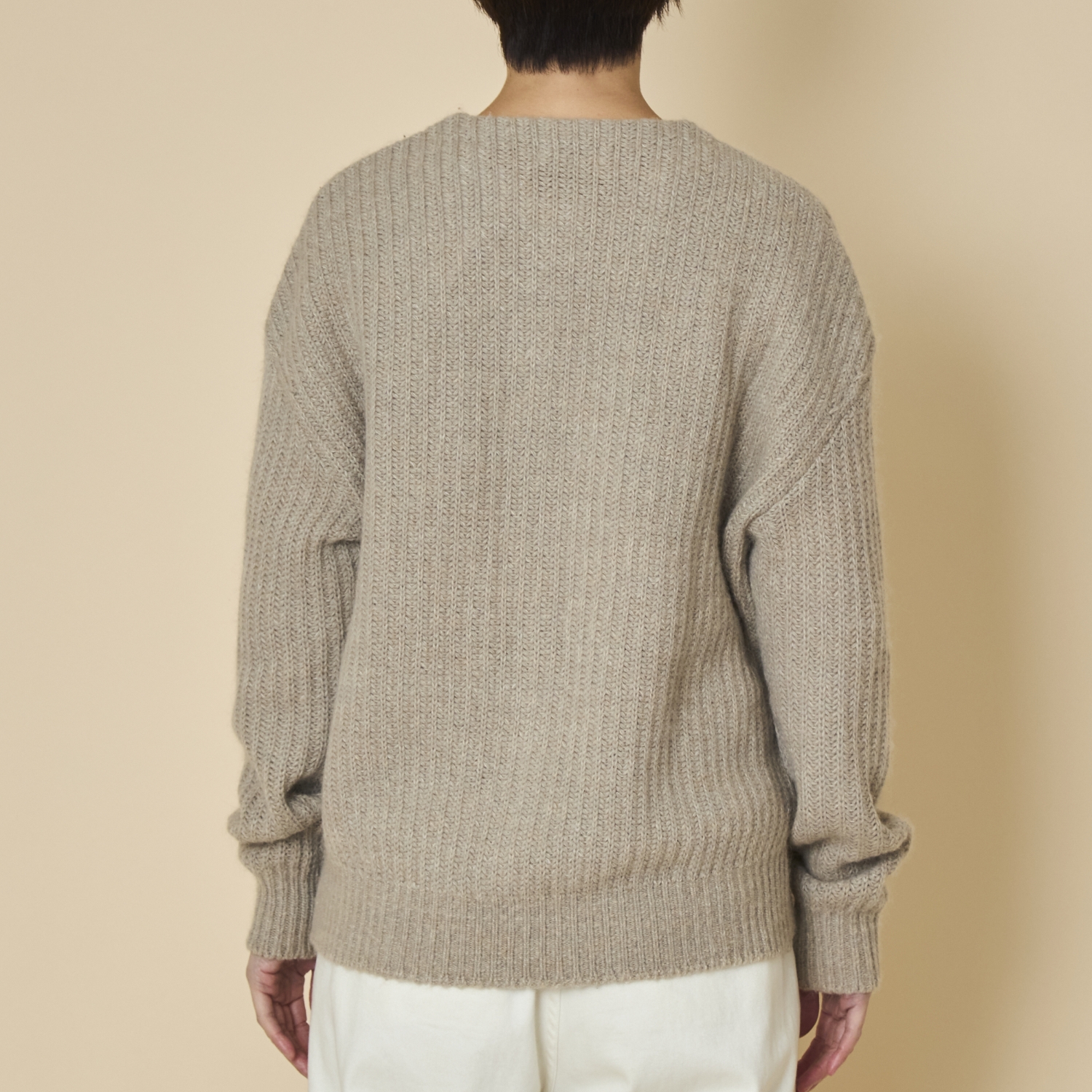 SAIFUKU/畦編みゆったりカーディガン