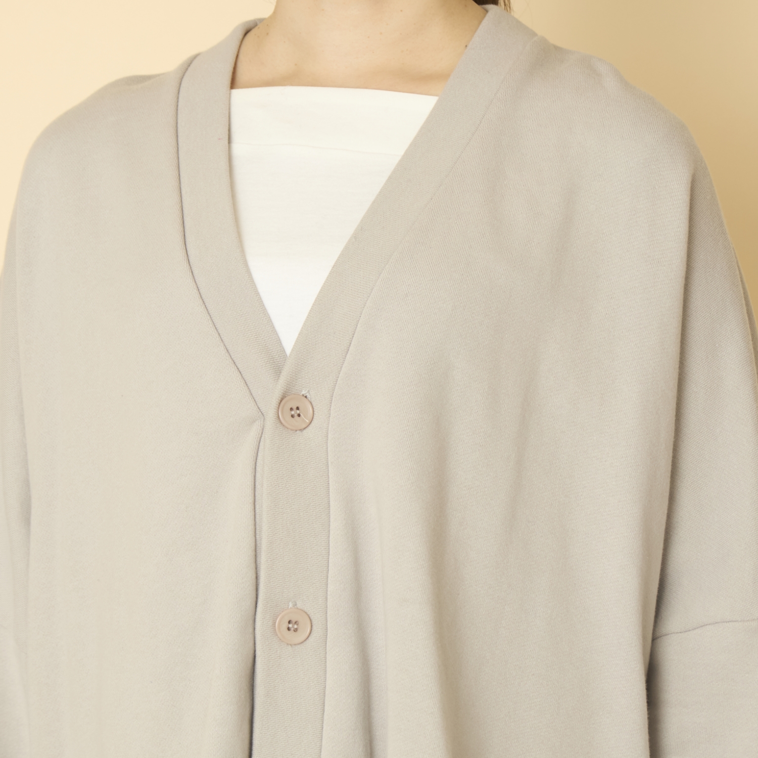 ciroc/コーマ裏毛カーディガン