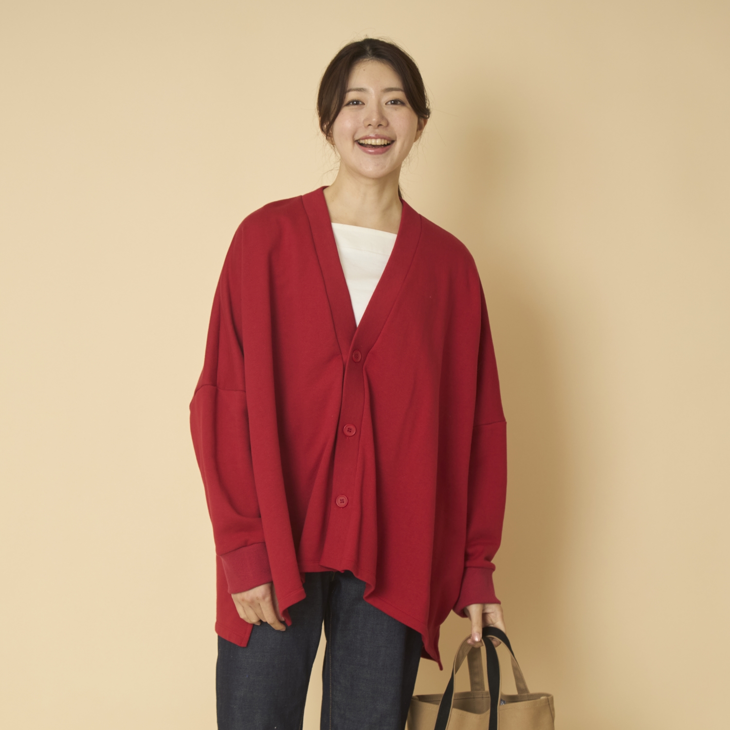 ciroc/コーマ裏毛カーディガン