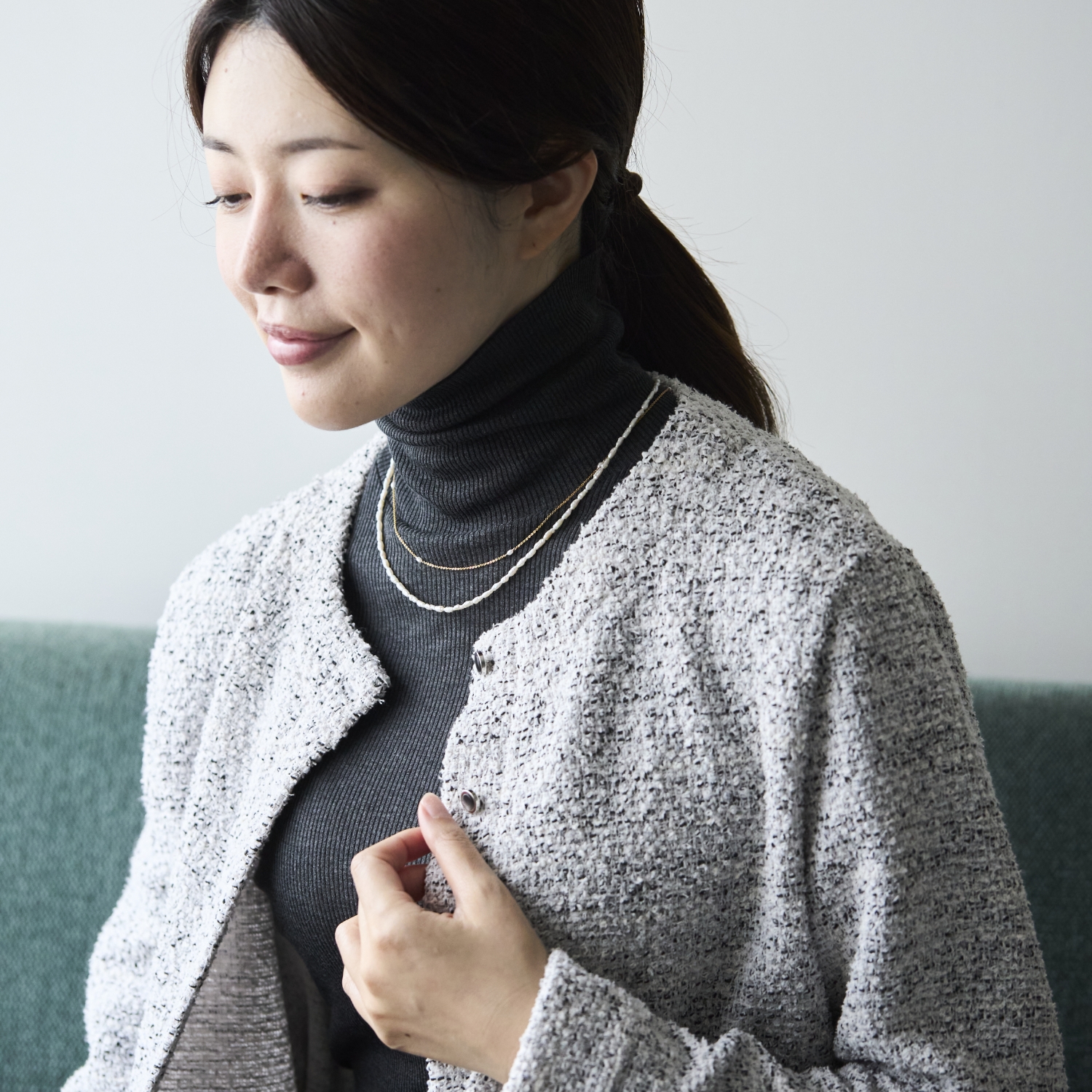 misa/Kilka two way magnet clasp necklace