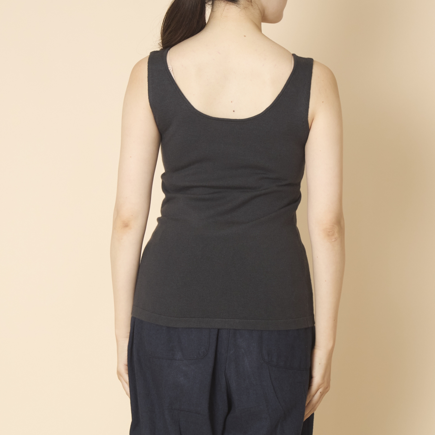 DRESS HERSELF/シルクカシミヤ タンクトップ