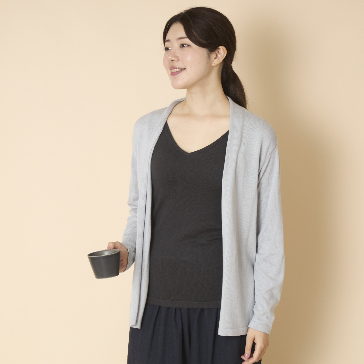 DRESS HERSELF/シルクカシミヤ タンクトップ