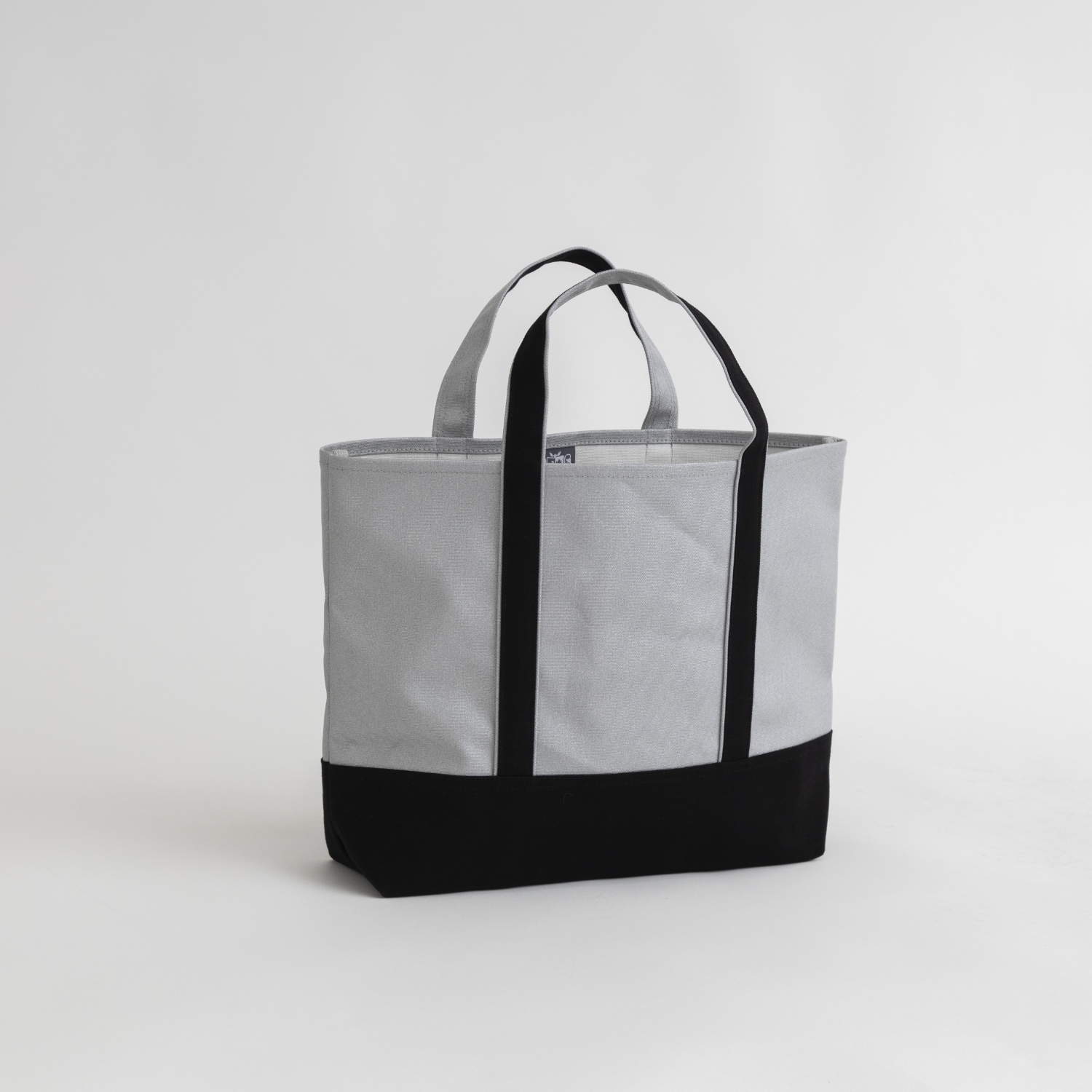 【受注会限定】みつばちトート シルバー×ブラック Mサイズ短め