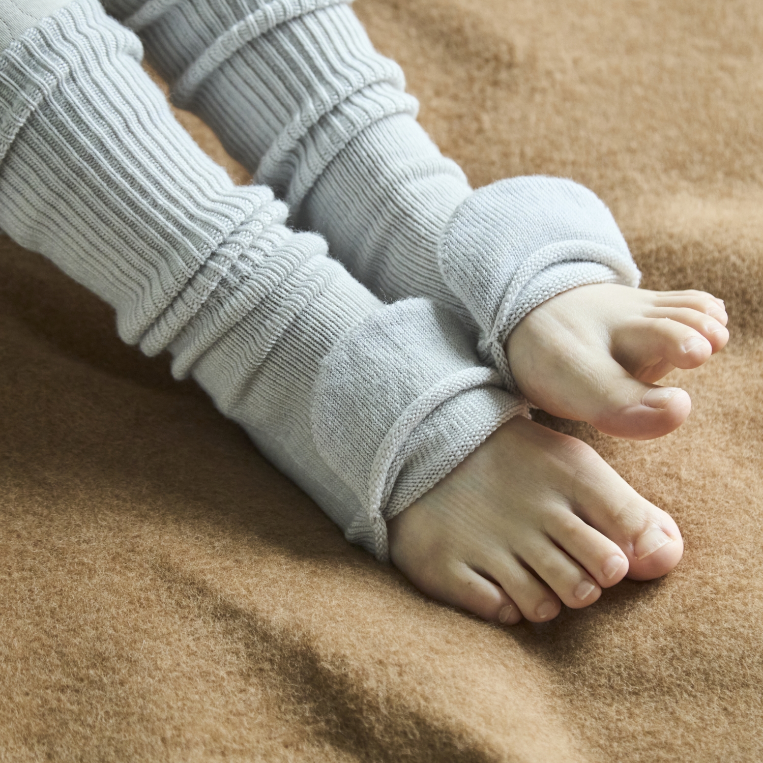 LOOM＆SPOOL/メリノウールオープンソックス 就寝用