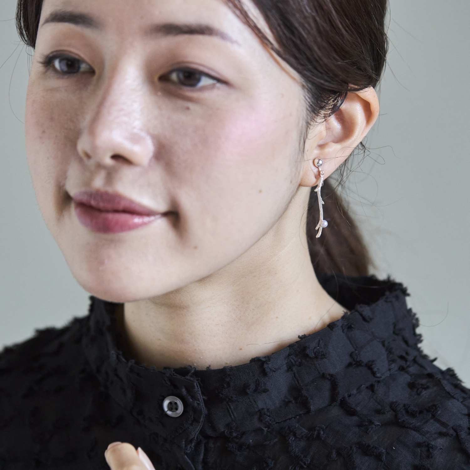 ichinose naomi/snow branch イヤリング