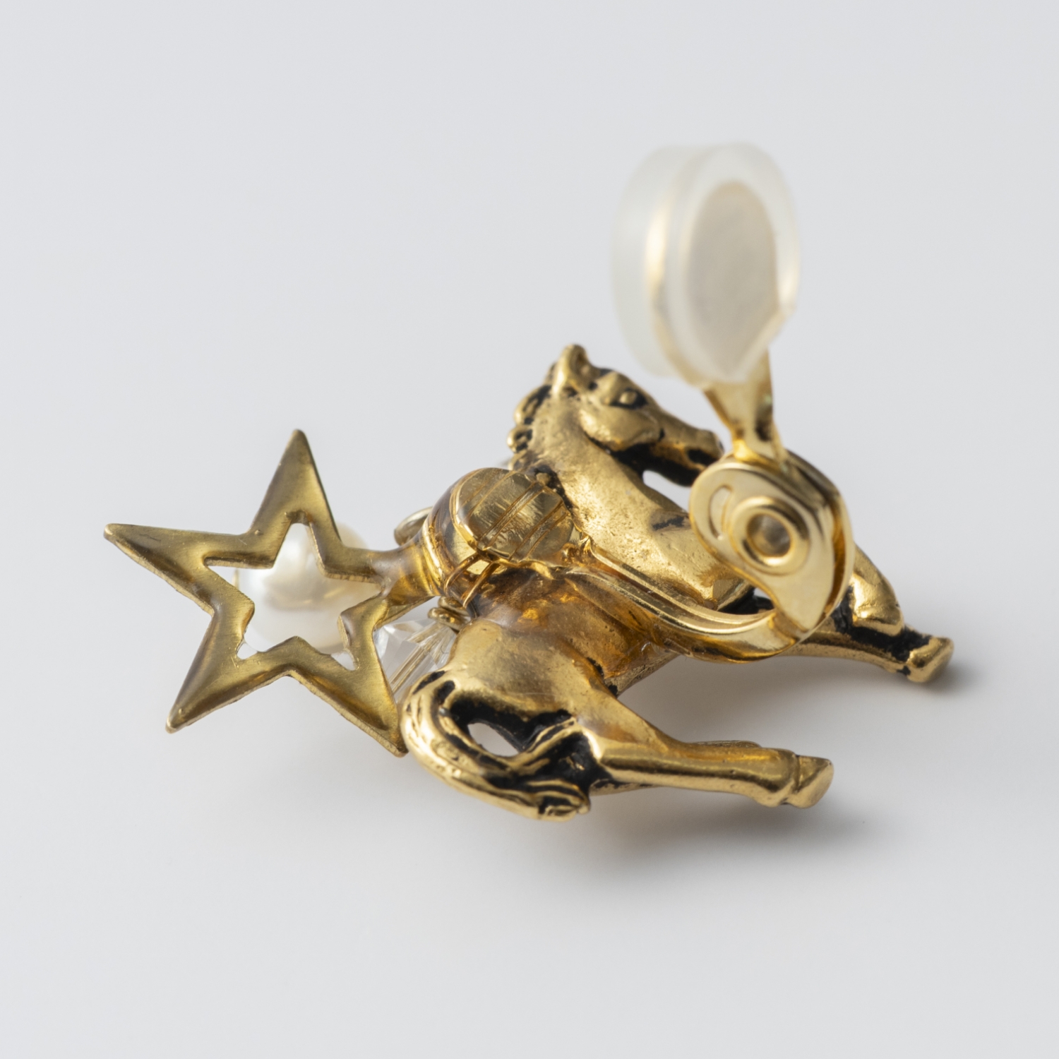 laneii/ブラスモチーフイヤリング