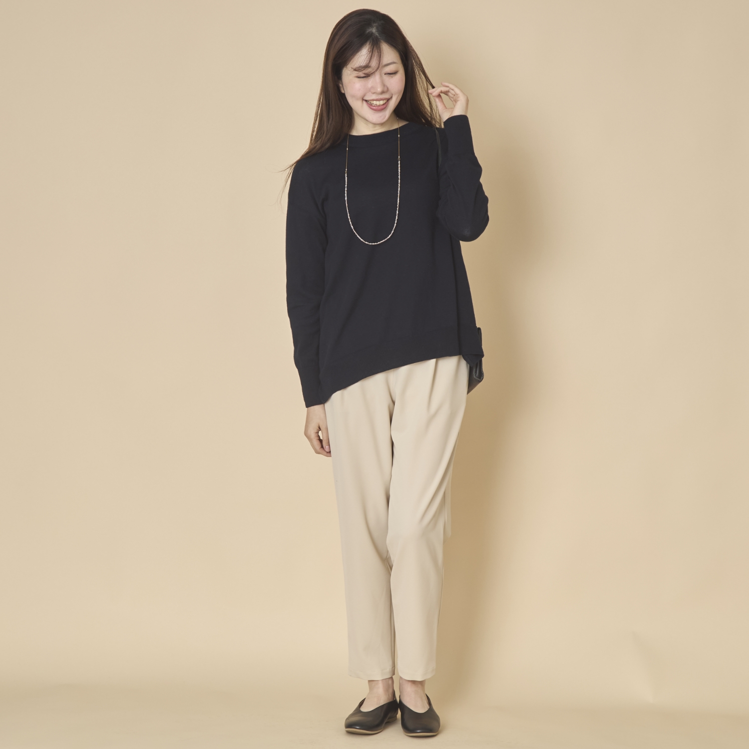 Kilka/ふんわりコットンニットプルオーバー