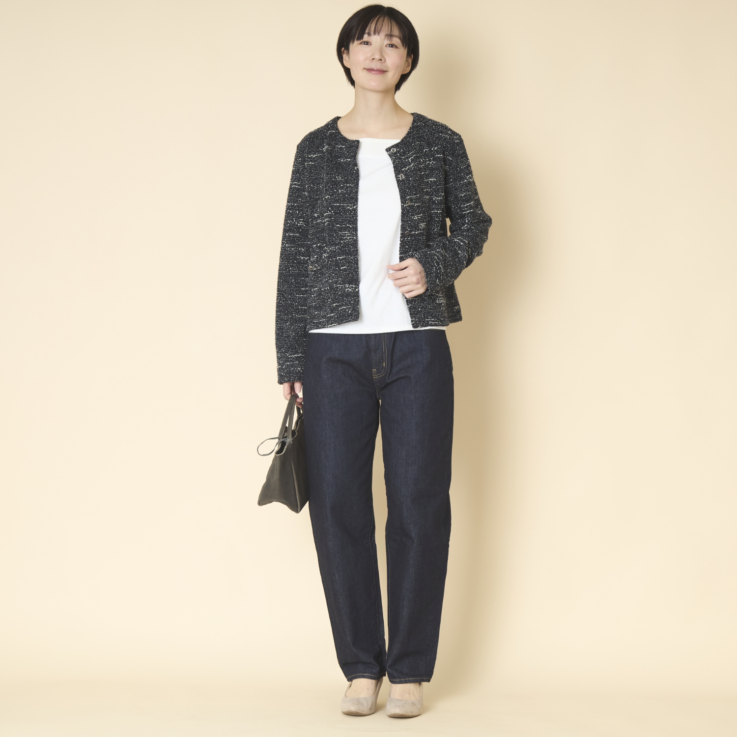 Brocante/DMG　カーブラインデニム