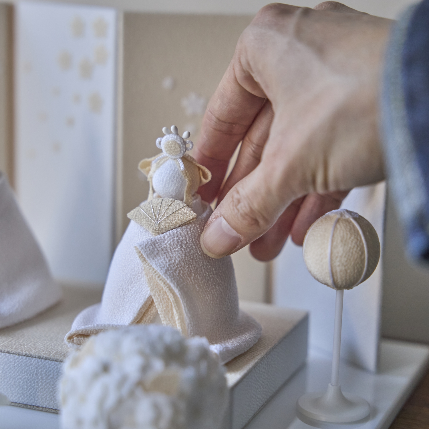 KYOTO YUMEMIYA/白粋 桜舞うお雛様