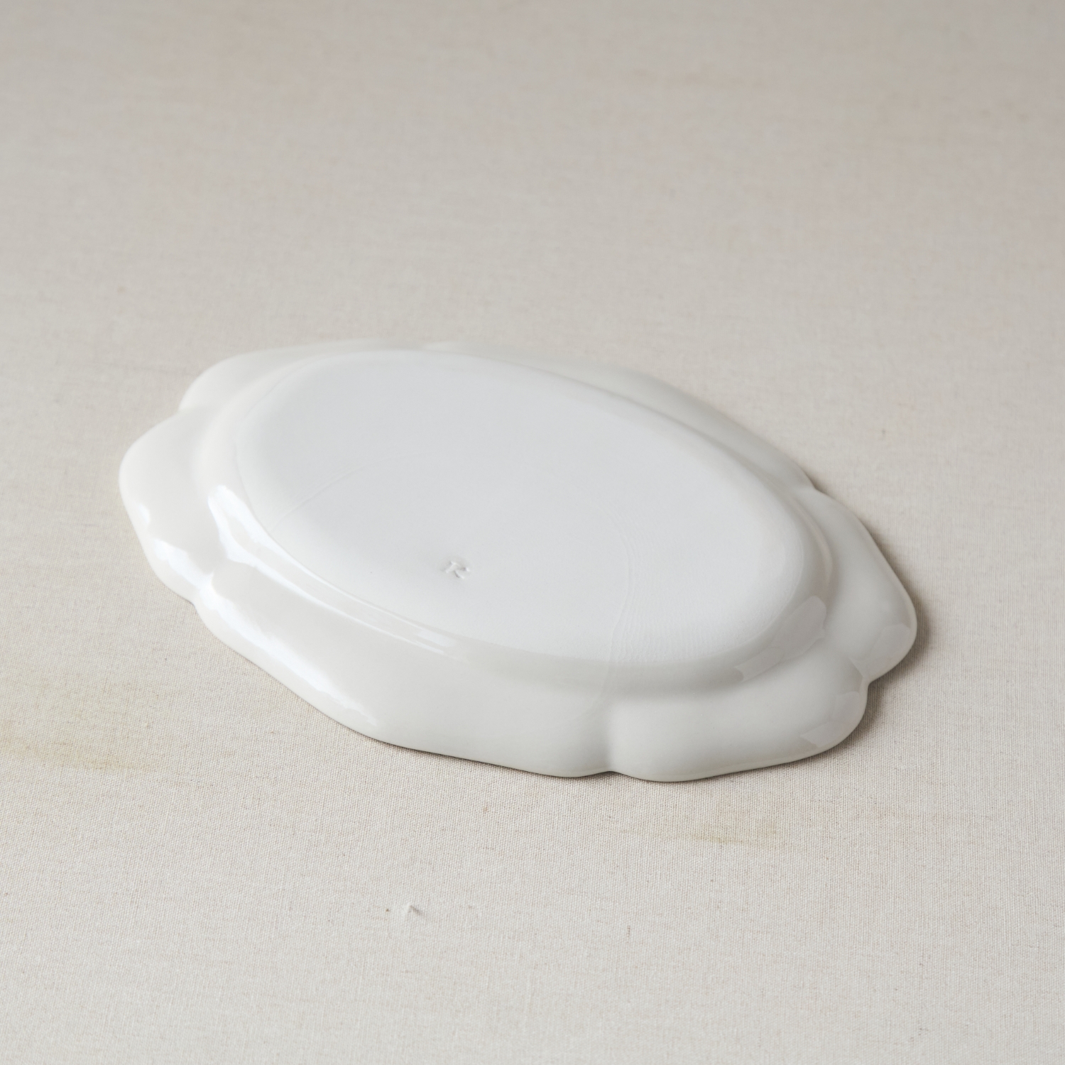 かもめ製作所/花リムオーバルプレート